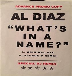 Download Al Diaz - Whats In A Name