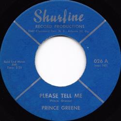 Download Prince Greene - Please Tell Me Dizzy Miss Lizzy