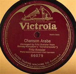 Download Fritz Kreisler - Chanson Arabe