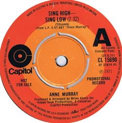 online luisteren Anne Murray - Sing High Sing Low It Takes Time