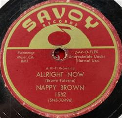 Download Nappy Brown - Allright Now A Long Time