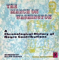 lataa albumi Various - The March On Washington A Chronological History Of Negro Contributions