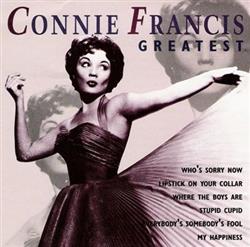écouter en ligne Connie Francis - Greatest