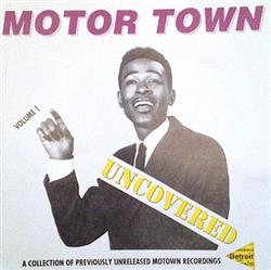 baixar álbum Various - Motortown Uncovered Volume 1
