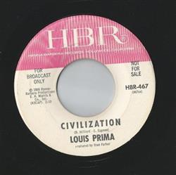 Album herunterladen Louis Prima - Im Gonna Sit Right Down And Write Myself A Letter Civilization