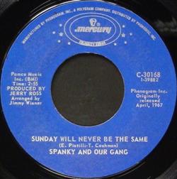 télécharger l'album Spanky & Our Gang - Sunday Will Never Be The Same Sunday Mornin