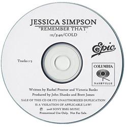 last ned album Jessica Simpson - Remember That
