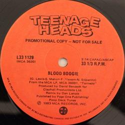 online luisteren Teenage Head - Blood Boogie