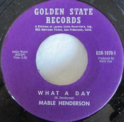 Download Mable Henderson - What A Day Im On The Battlefield