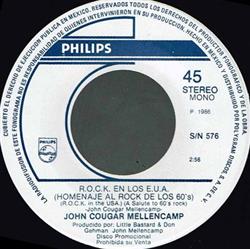 ladda ner album John Cougar Mellencamp - ROCK In The USA A Salute To 60s Rock ROCK En Los EUA Homenaje Al Rock de Los 60s