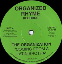 baixar álbum The Organization - Coming From A Latin Brotha