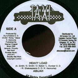 lataa albumi Abijah - Heavy Load