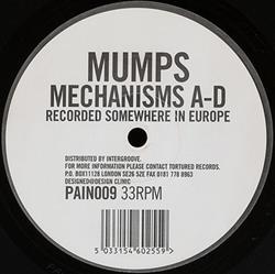 Download Mumps - Mechanisms A D