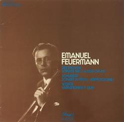 télécharger l'album Emanuel Feuermann - Beethoven Sonate Nr3 A Dur Op69 Schubert Sonate A Moll Appeggione Weber Variationen F Dur