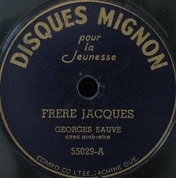 online luisteren Georges Sauvé - Frère Jacques