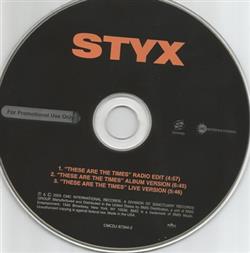 kuunnella verkossa Styx - These Are The Times
