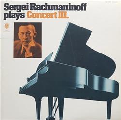 Download Sergei Rachmaninoff - Plays Concert III