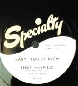 lyssna på nätet Percy Mayfield And His Band - Baby Youre Rich The Voice Within