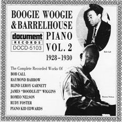lataa albumi Various - Boogie Woogie Barrelhouse Piano Vol 2 1928 1930
