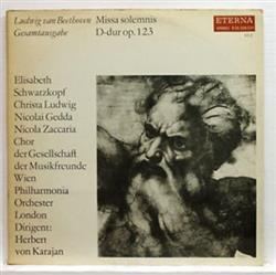 baixar álbum Ludwig Van Beethoven, Philharmonia Orchester London , Dirigent Herbert Von Karajan - Missa Solemnis D Dur Op 123
