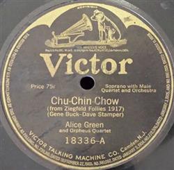 écouter en ligne Alice Green - Chu Chin Chow