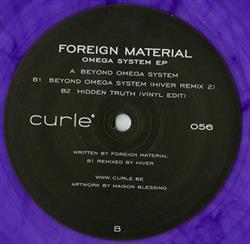 descargar álbum Foreign Material - Omega System EP
