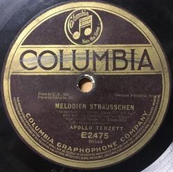 Apollo Terzett - Melodien Sträusschen Soldatenmarsch Aus Dem Weltkrieg 1914 15