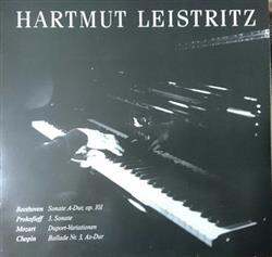 descargar álbum Prokofieff Beethoven Mozart Chopin, Hartmut Leistritz - Sonate A dur Op 101 3 Sonate Duport Variationen Ballade Nr 3 As dur