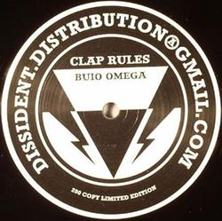 lataa albumi Clap Rules - Buio Omega