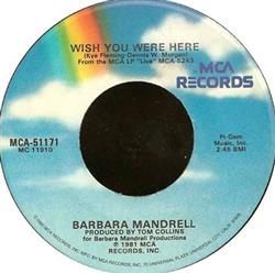 lytte på nettet Barbara Mandrell - Wish You Were Here
