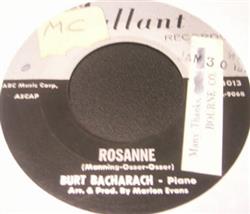 Album herunterladen Burt Bacharach Mark Medfield - Rosanne Maybe This Year
