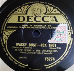 last ned album Chick Webb & His Orchestra - Wacky Dust I Found My Yellow Basket