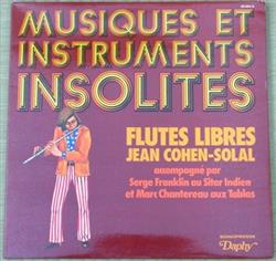 ladda ner album Jean CohenSolal - Flutes Libres
