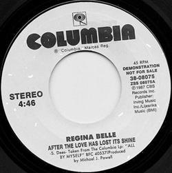 écouter en ligne Regina Belle - After The Love Has Lost Its Shine