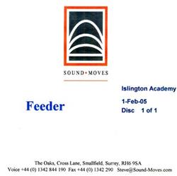 écouter en ligne Feeder - Islington Academy 010205