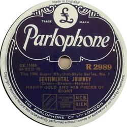 Album herunterladen Harry Gold And His Pieces Of Eight - Sentimental Journey Meander In The Minor