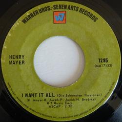 Download Henry Mayer - I Want It All