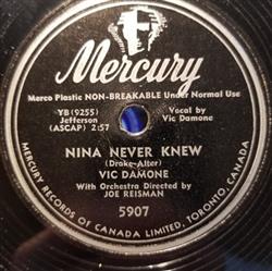 descargar álbum Vic Damone - Johnny With The Bandy Legs Nina Never Knew
