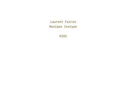 Album herunterladen Laurent Fairon - Musique Isotype