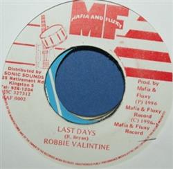 Download Robbie Valintine - Last Days