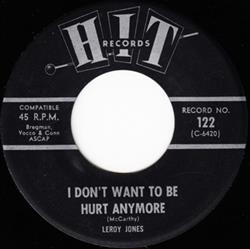 descargar álbum Leroy Jones Marti Webb - I Dont Want To Be Hurt Anymore People