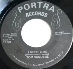 descargar álbum Tom Sanders - I Need Time