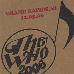 lataa albumi The Who - Grand Rapids MI 12 05 06