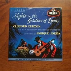 écouter en ligne Manuel De Falla, Clifford Curzon - Nights In The Gardens Of Spain