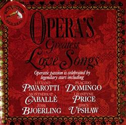 last ned album Various - Operas Greatest Love Songs