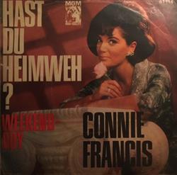 descargar álbum Connie Francis - Hast Du Heimweh Weekend Boy
