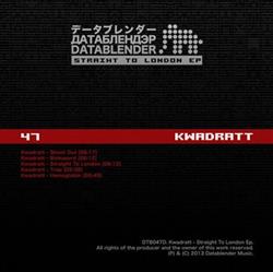 télécharger l'album Kwadratt - Straight To London EP