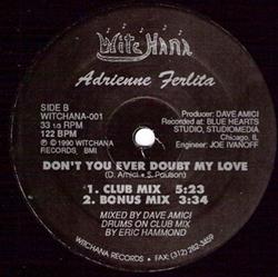 lataa albumi Adrienne Ferlita - Dont You Ever Doubt My Love