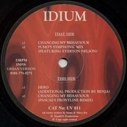 télécharger l'album Idium - Changin My Behaviour