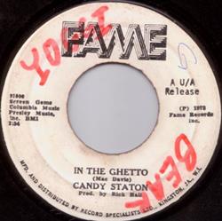Candy Staton - In The Ghetto Sure As Sin